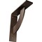 Ekena Millwork Bulwark Steel Bracket, Hammered Dark Bronze 2"W x 8"D x 8"H BKTM02X08X08BUHDB - alternate 1
